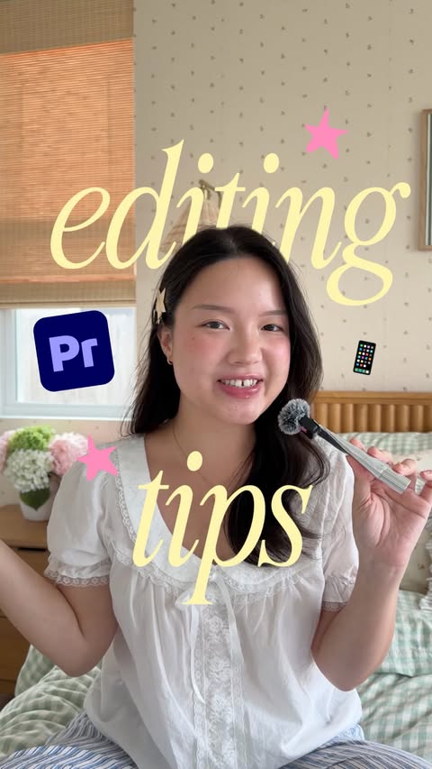 Instagram post by @thedianele for Adobe Video & Motion. Caption reads: Three of my favorite editing tips for making your....