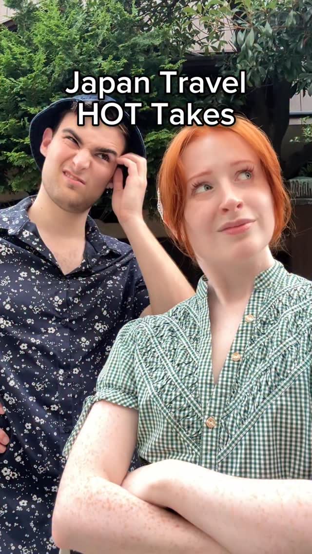 Instagram post by @the.hito.bito for Tokyo Tokyo. Caption reads: Our Japan Traveling Hot Takes (as people who live....