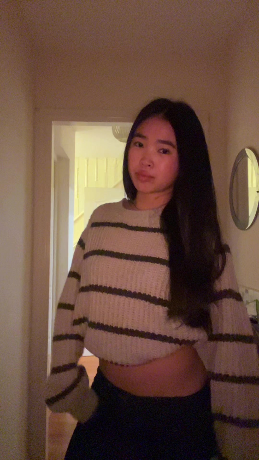 TikTok post by @anne_zhen505 for Motel Rocks. Caption reads: another fit from @MOTEL !! #motelrocks #collab.