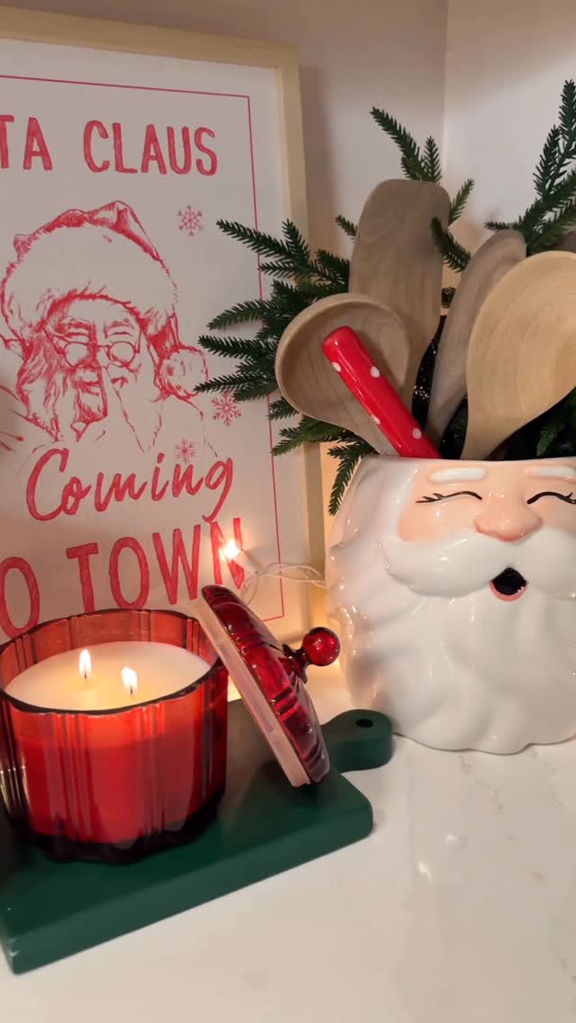Instagram post by @kathrynpackard for Walmart Creator. Caption reads: Comment CORNER for links! Sharing a Cozy Christmas....