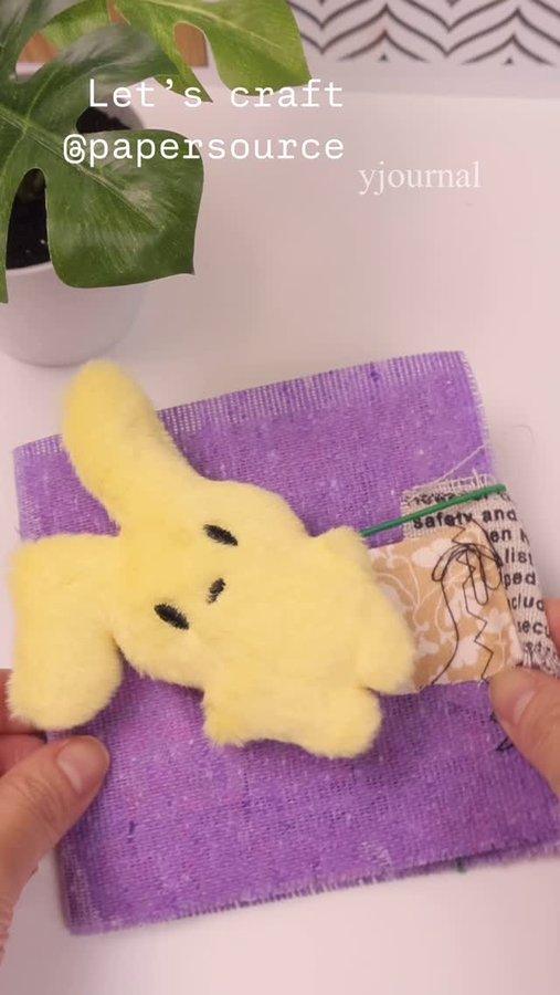 Instagram post by @yjournaling for Paper Source. Caption reads: Craft Month Challenge 📝 Let’s join @papersource....