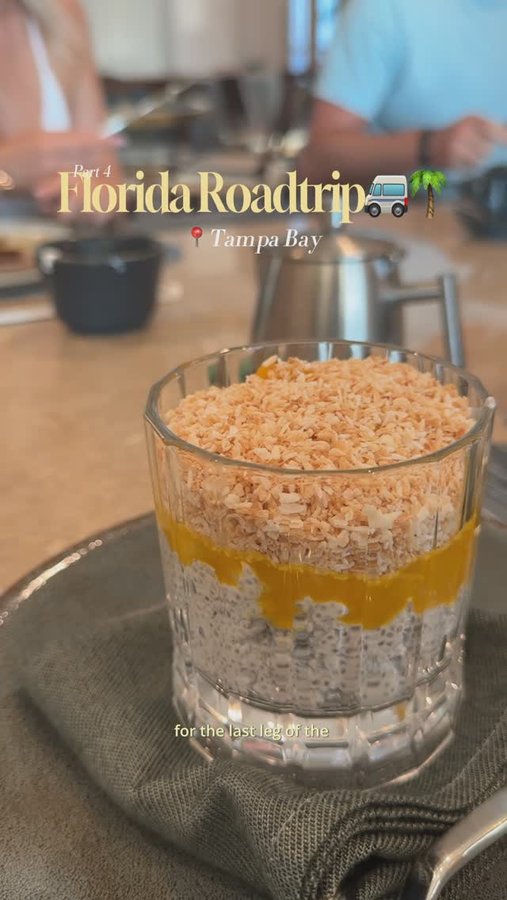 Instagram post by @renes.cravings for Trending Travel. Caption reads: The last leg of the @trendingtravel Florida Road....