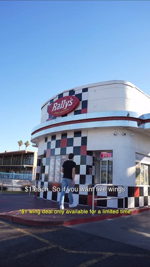 Instagram post by @iamcalebshaw for Checkers & Rally’s. Caption reads: If you haven’t been to @checkersrallys for the new....