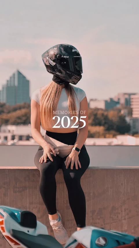 Instagram post by @nanaxyda for Cardo Systems. Caption reads: Roads, racetracks, new places, new people.
A life....