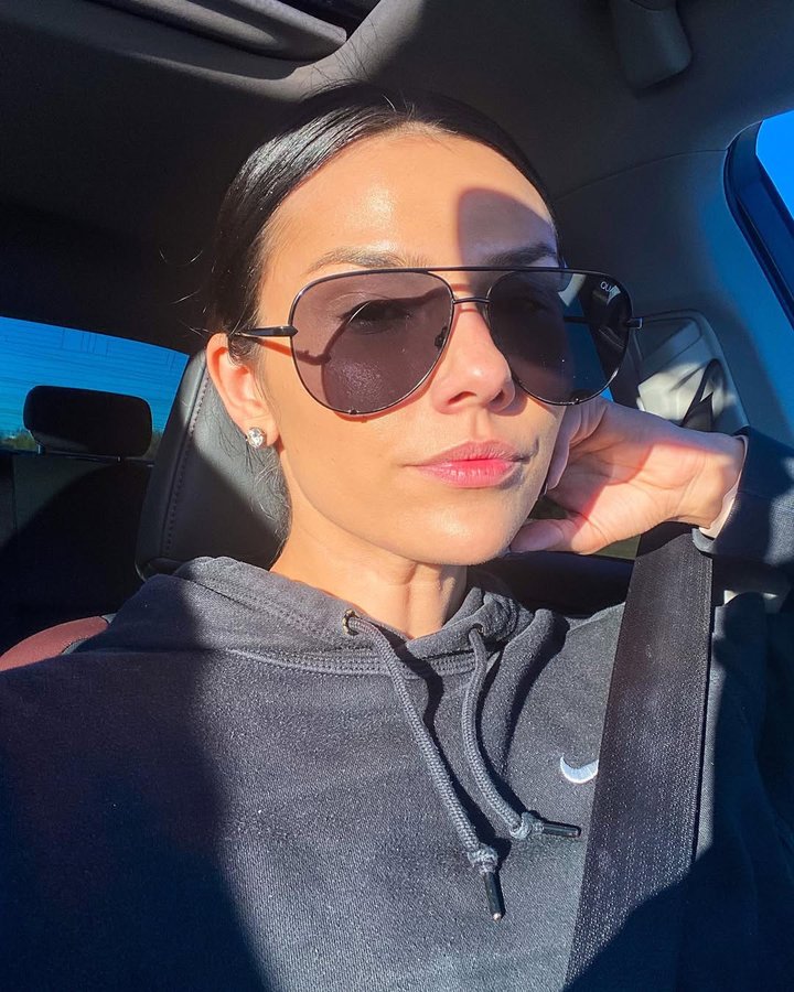 Instagram post by @cheyann_maria for Fitcover. Caption reads: There she glows ✨ @fitcoveraustralia 

•Golden....