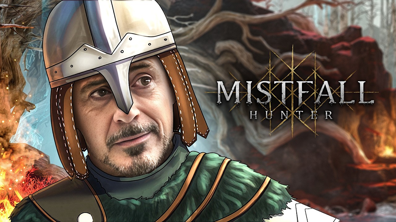 YouTube post by @SirDimetrious for ADVANCEDgg. Caption reads: The Mistfall Hunter Experience.