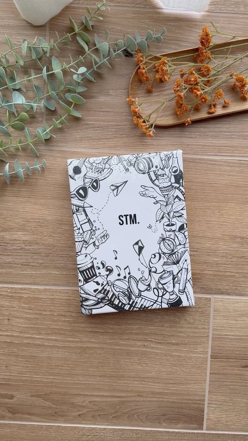 Instagram post by @robys_bujo for Scribbles That Matter. Caption reads: ✨@scribblesthatmatter bullet journal unboxing ✨....