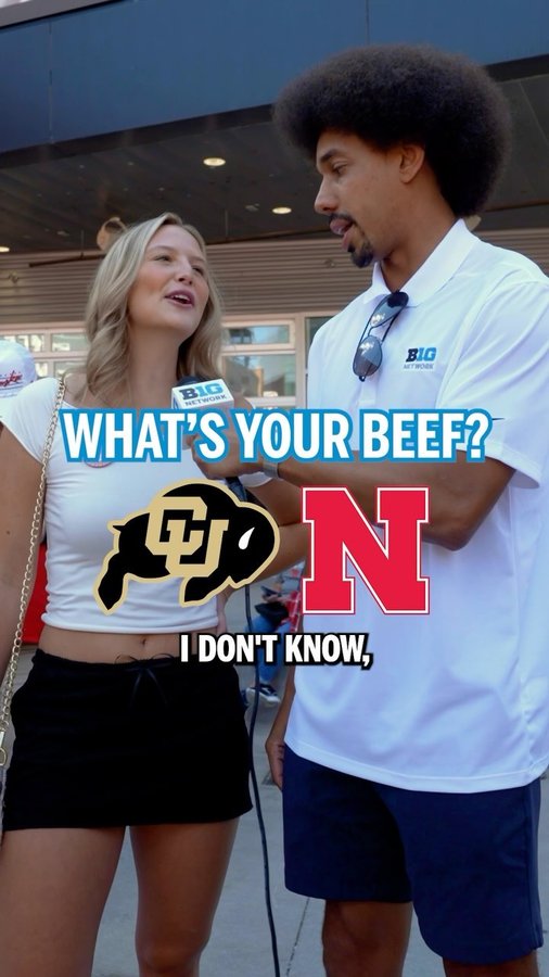 Instagram post by @bigtennetwork for Old Trapper Beef Jerky. Caption reads: What's Your Beef with the Buffaloes❔....