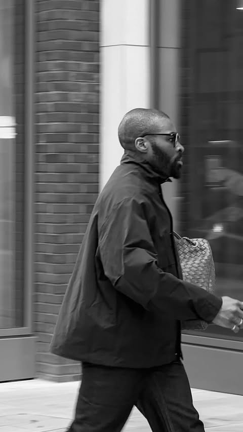 Instagram post by @tundeogun for Marks and Spencer. Caption reads: [...] overcomplicating what I wear -....