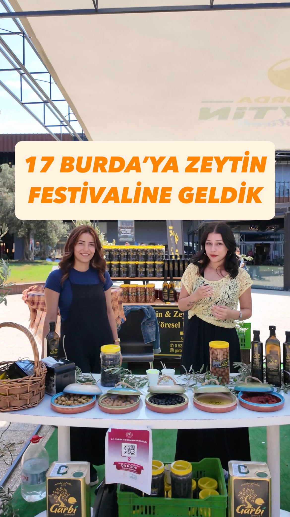 Instagram post by @avm17burda for Levi. Caption reads: @avm17burda ‘ya Zeytin Festivali’ne geldik....