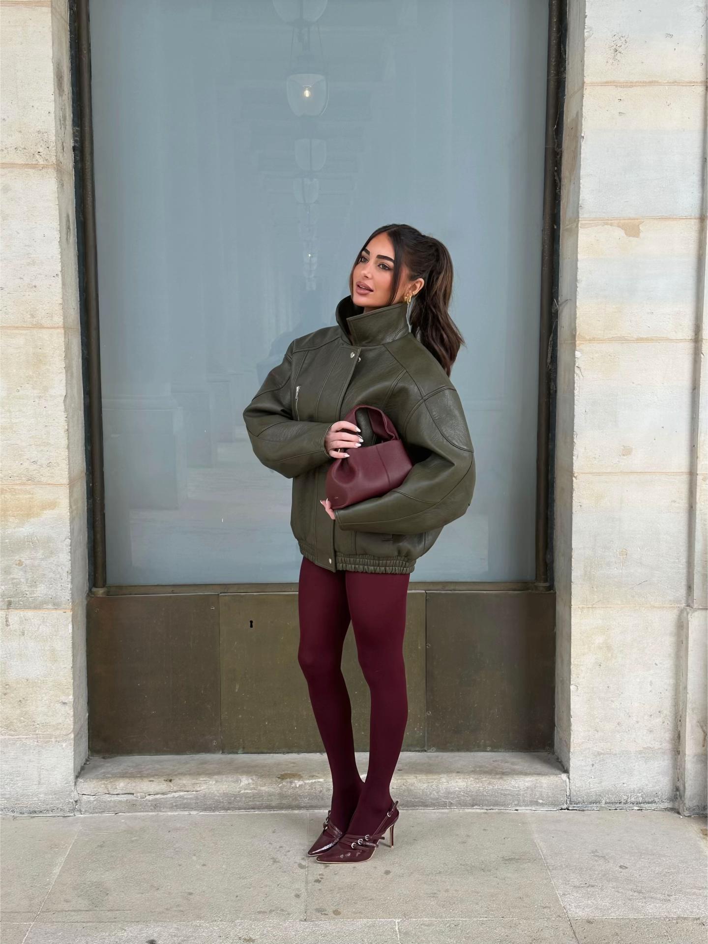 TikTok post by @danaebessin29 for The Frankie Shop. Caption reads: Fall outfit inspiration with @The Frankie Shop....