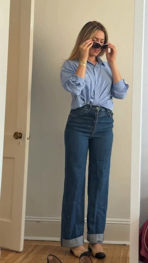 Instagram post by @margot.lee for ThredUp. Caption reads: [...] my runway, per usual 😌 head to @thredup to....