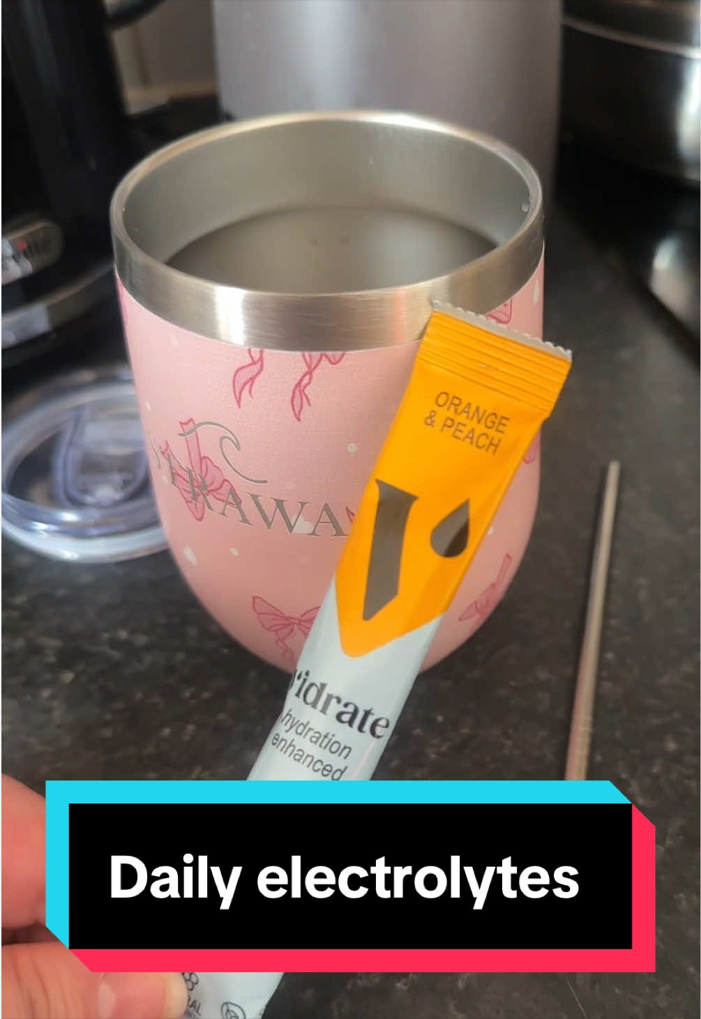 TikTok post by @thelifeofgeorgiaphelps for ViDrate. Caption reads: @Vidrate will always be a part of my daily [...].