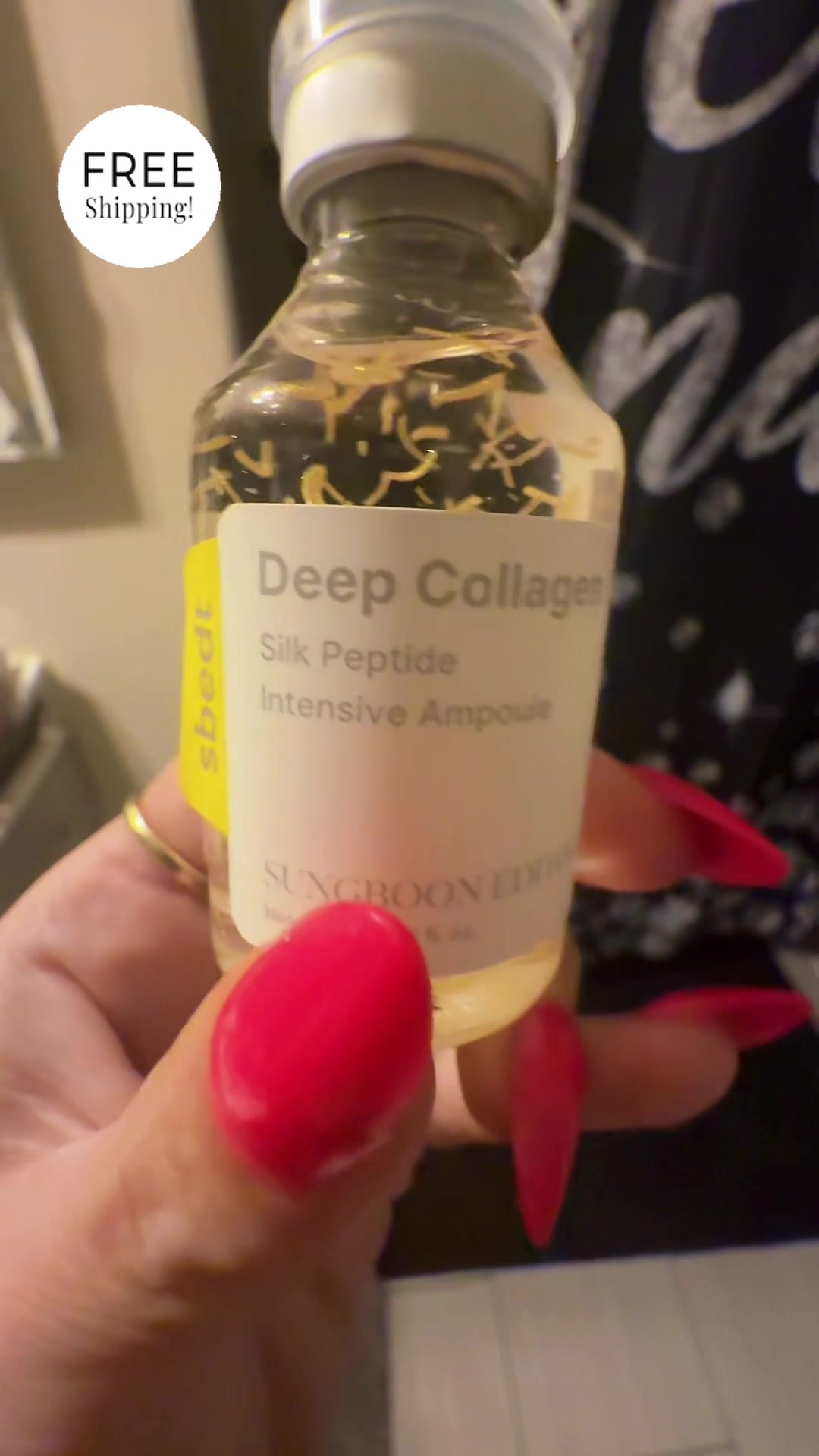 TikTok post by an influencer for SUNGBOON EDITOR. Caption reads: [...] fast FREE 3 day shipping!@SUNGBOON EDITOR....