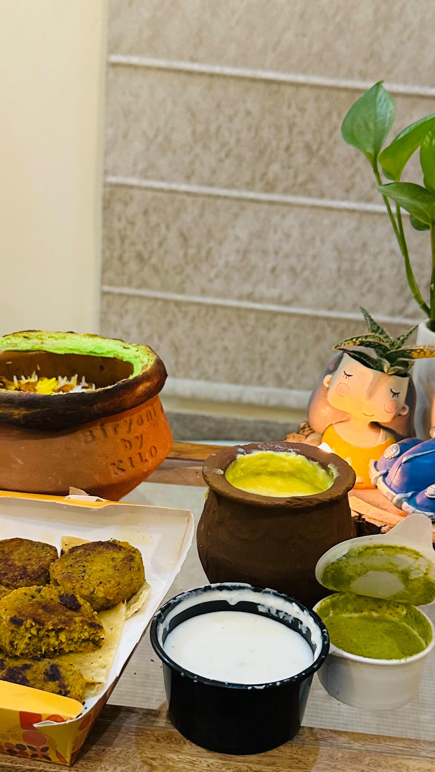 Instagram post by @the_enchanted_botanistt for Biryani By Kilo. Caption reads: [...] on sustainability. 

Partnered with....