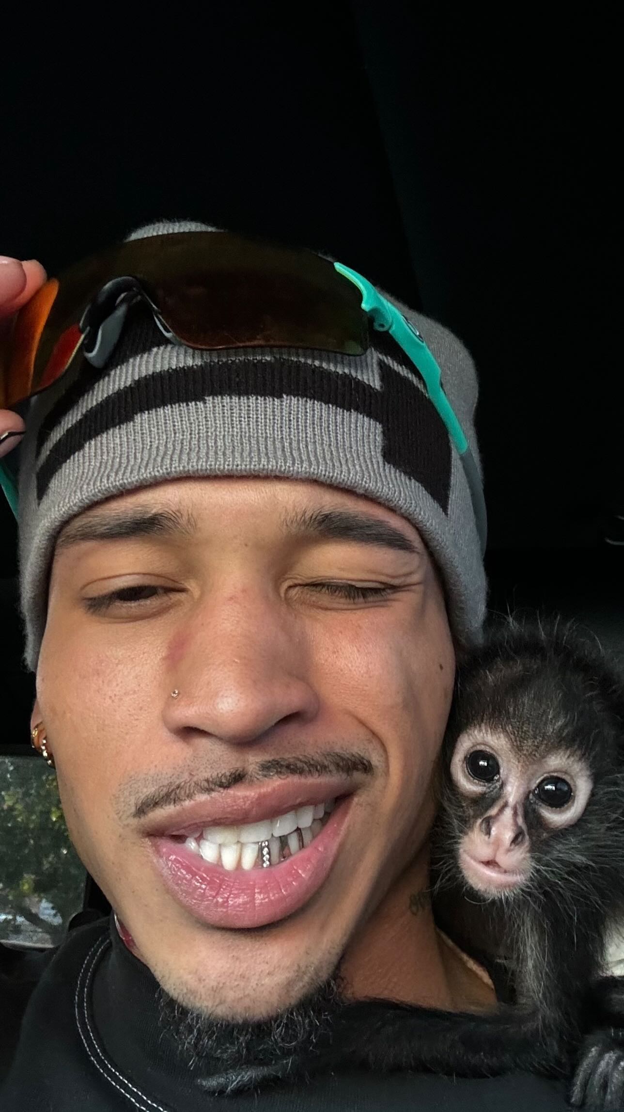 Instagram post by @dommd4l for G-SHOCK. Caption reads: My new favorite accessory is this Casio
DW5600BBR.....