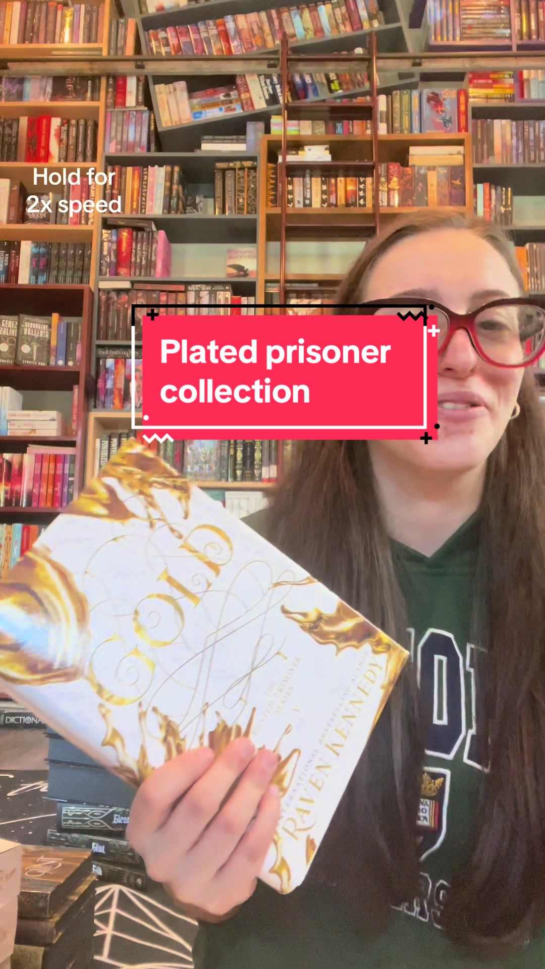 TikTok post by @fantasy_books14 for FairyLoot. Caption reads: Sorry this is a long one 😂😂  #ravenkennedy....