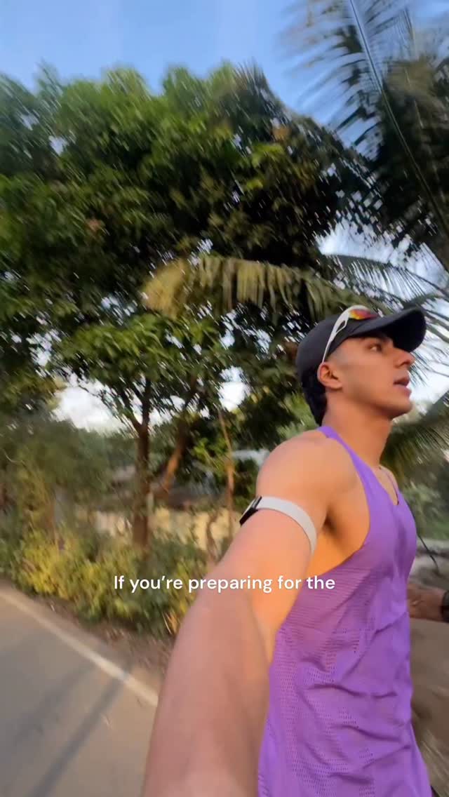 Instagram post by @ved.iyer for Fast and Up. Caption reads: [...] Fast&Up Energy Gels for on-run energy....