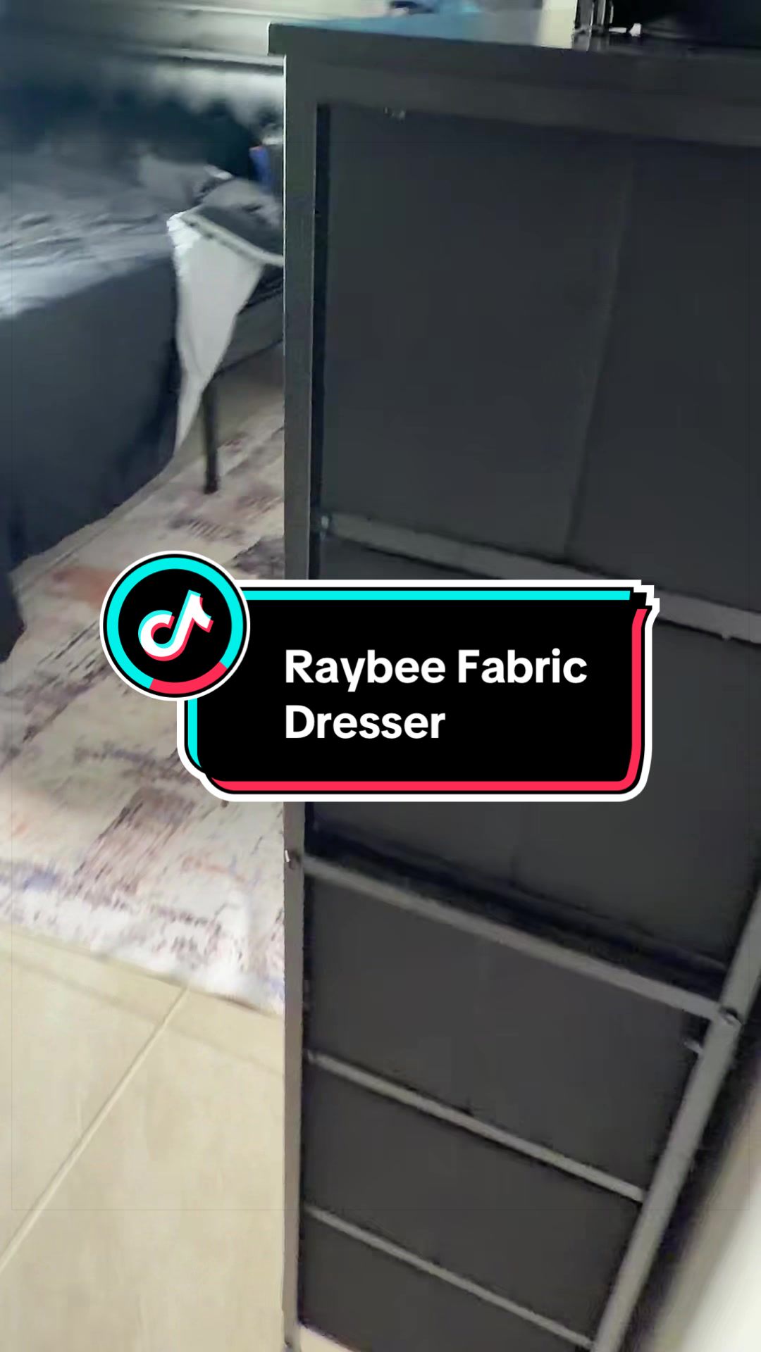 TikTok post by @jolo_finds for Raybee Furniture US. Caption reads: [...] #tiktokshopdealsforyoudays @Raybee Furniture....