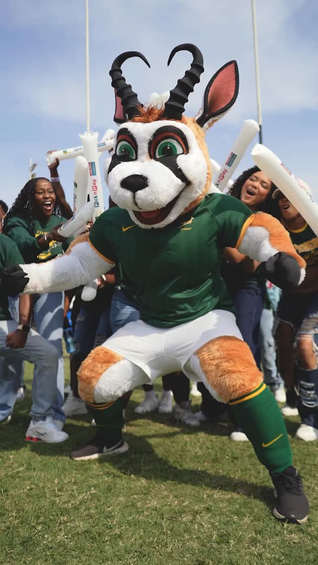 Instagram post by @blakethechamp for Pick n Pay. Caption reads: Springboks take on Argentina today at Kings Park....