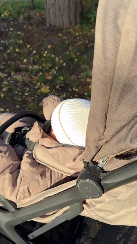 Instagram post by @gatefordhomestyling for Pramworld. Caption reads: [...] Compact Fold Travel Stroller from @pramworld....