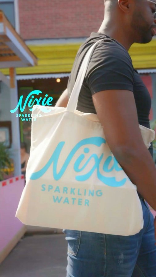 Instagram post by @officialaustinr for Drink Nixie. Caption reads: @drinknixie is coming out with their latest flavor....