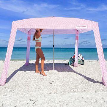 Instagram post by @meetatthebarre for Coolcabanas. Caption reads: The biggest question I get with this @coolcabanas....