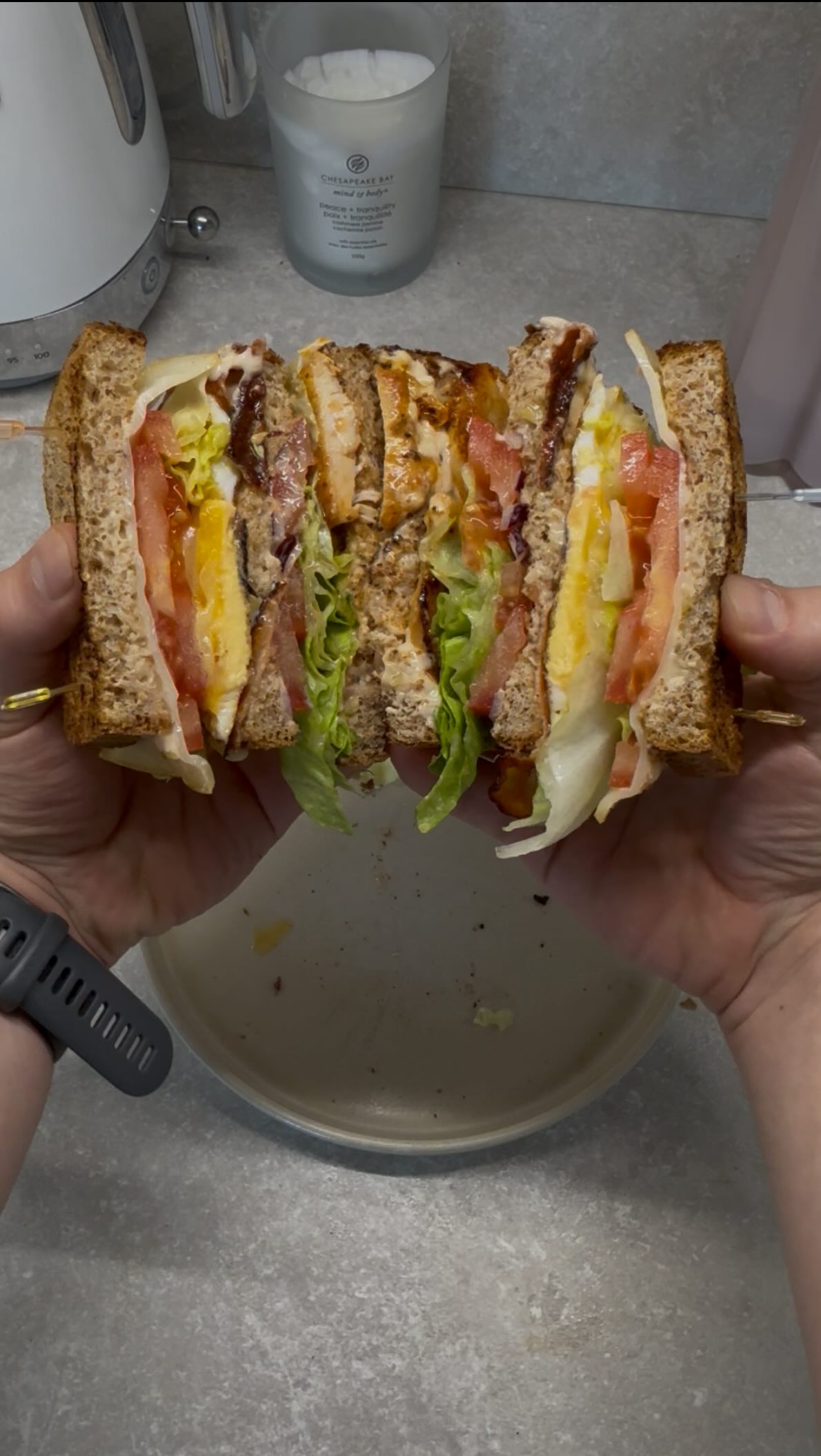 Instagram post by @ondera_vaculik for Lidl CZ. Caption reads: Nejlepší sandwich 🥪

Lepší jídlo bych řekl asi....