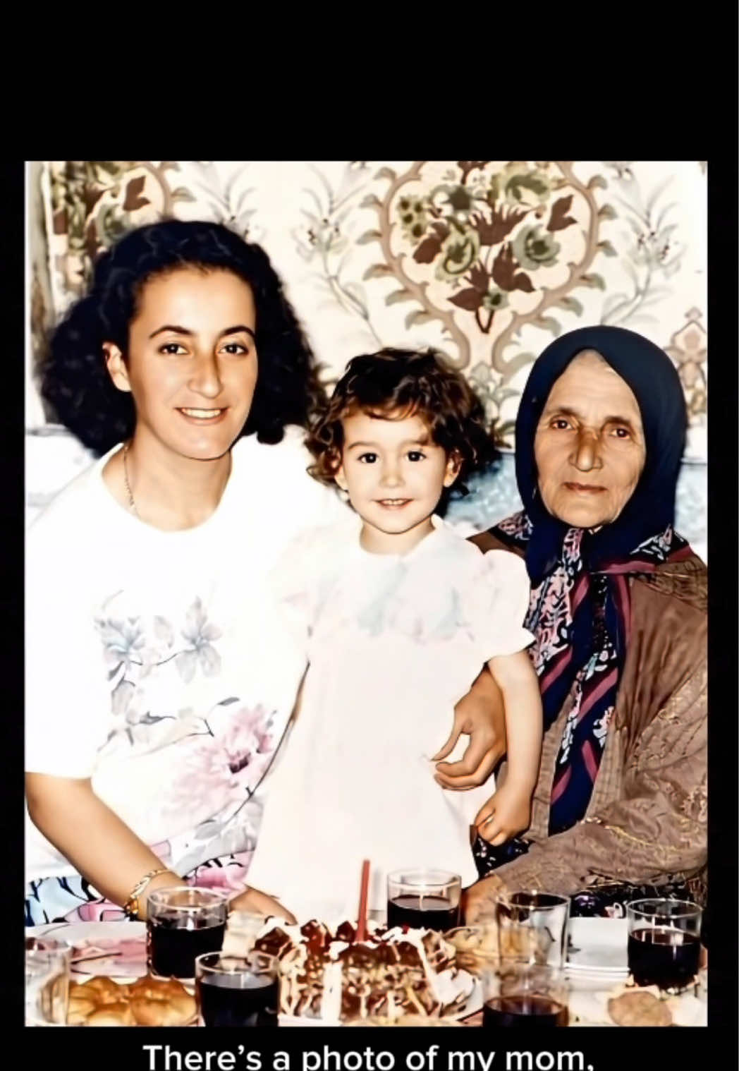 TikTok post by @mervearen for Wondershare. Caption reads: Old videos, new life ✨ Watch them shine with....