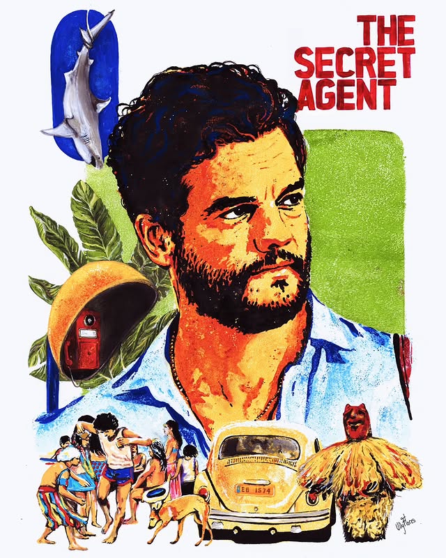 Instagram post by @ullyflores for MUBI. Caption reads: Set in 1970s Brazil during Carnival, The Secret....