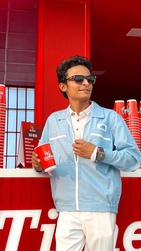 Instagram post by @theswagvogue_303 for Kingfisher. Caption reads: “Raise your spirits with Kingfisher – the King of....