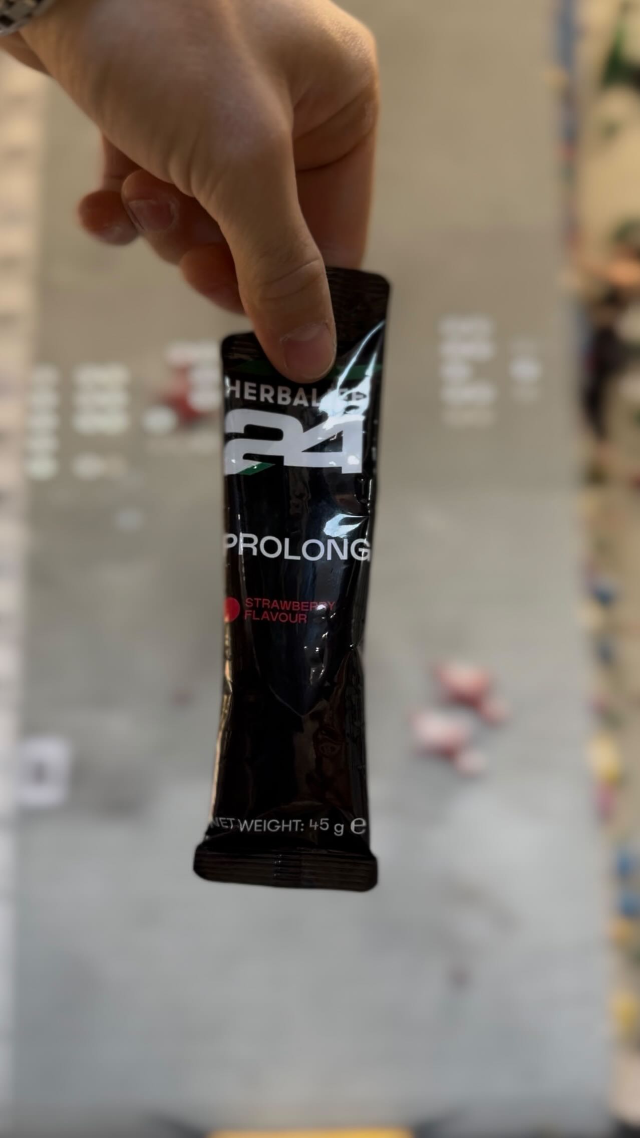 Instagram post by @matteozurlonss for Herbalife. Caption reads: Yesterday had High Volume training and could have....