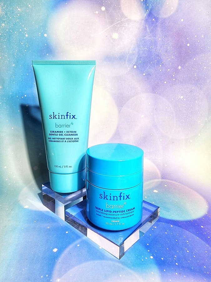 Instagram post by @alena07112 for Skinfix. Caption reads: Thanks to @skinfix, I was gifted their ceramde +....