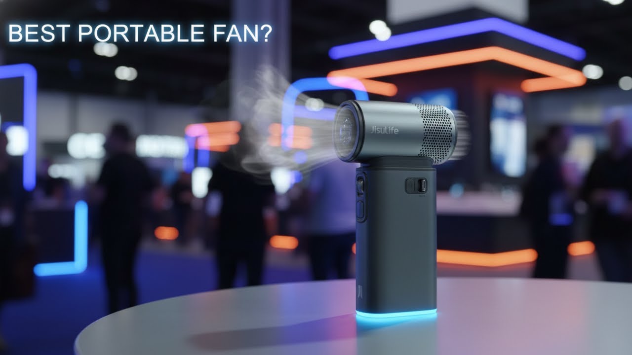YouTube post by @techutopiareviews for Jisulife. Caption reads: [...] ➡️Shop Ultra2 fan on JisuLife: ➡️Shop Ultra2....