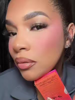 TikTok post by @elkismakeup for Lilly Lashes. Caption reads: I am in love with these lashes! 😍✨ @Lilly Lashes....