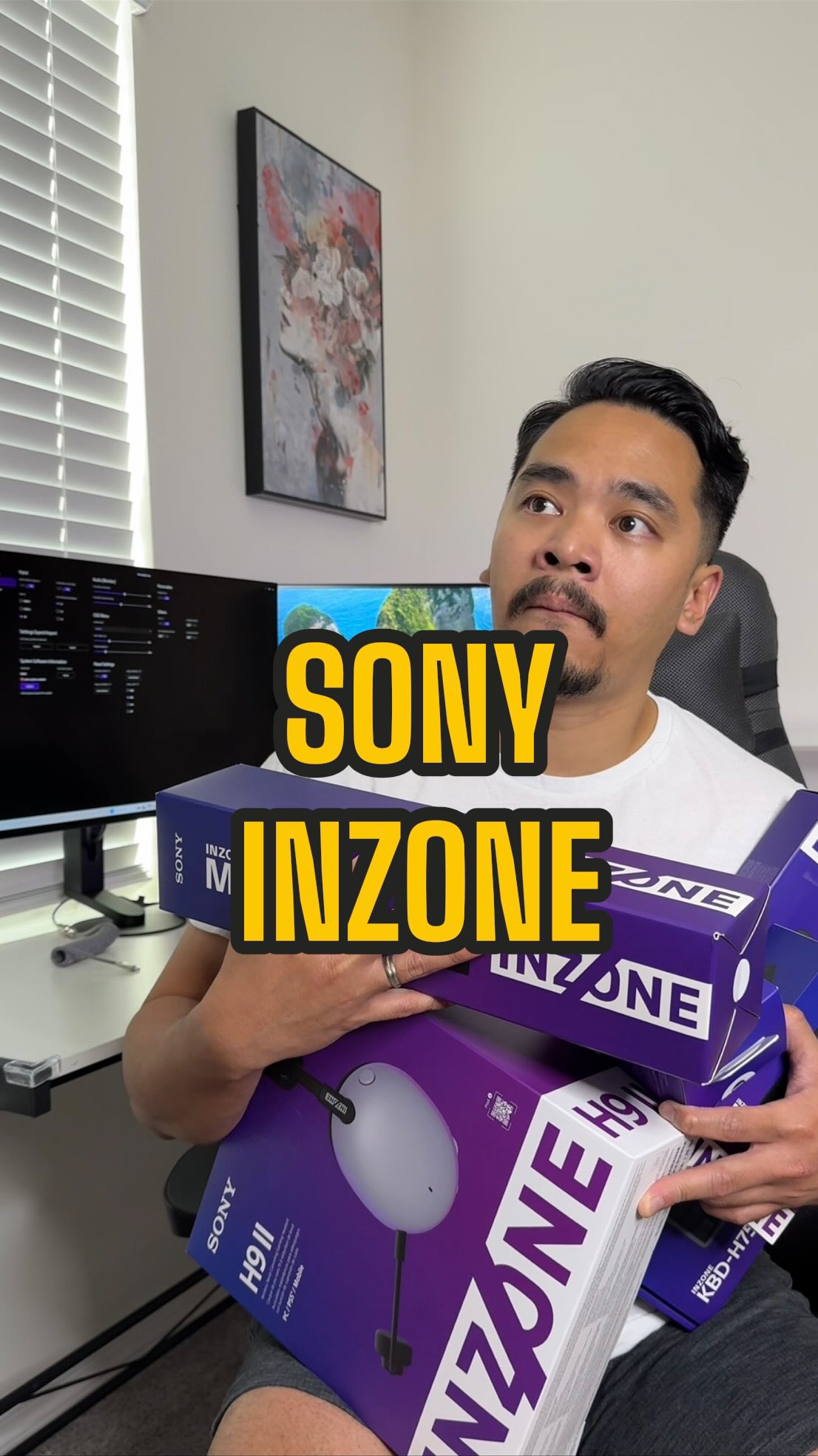 Instagram post by @dinocornel for Sony. Caption reads: My wife just single handedly removed every excuse....