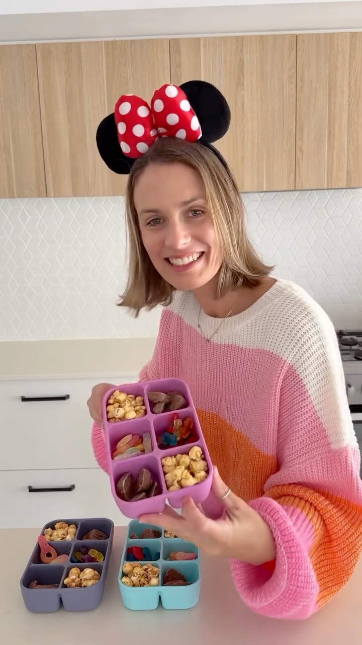 Instagram post by @my_familyeats for Disney On Ice. Caption reads: Come & pack some snacks for @disneyonice with me!....