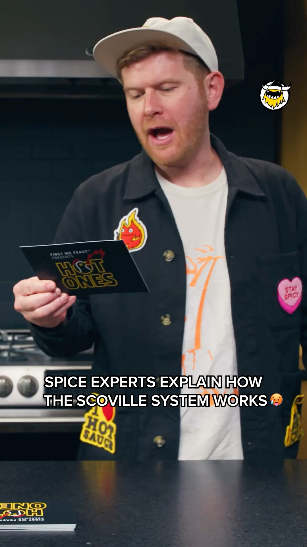 Instagram post by @smokined for First We Feast. Caption reads: how does the scoville system work? who created the....