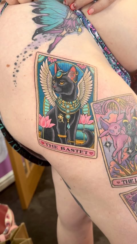 Instagram post by @inky_kimi for Magnum Tattoo Supplies. Caption reads: [...] colour palette 🎨 . Sponsored by....