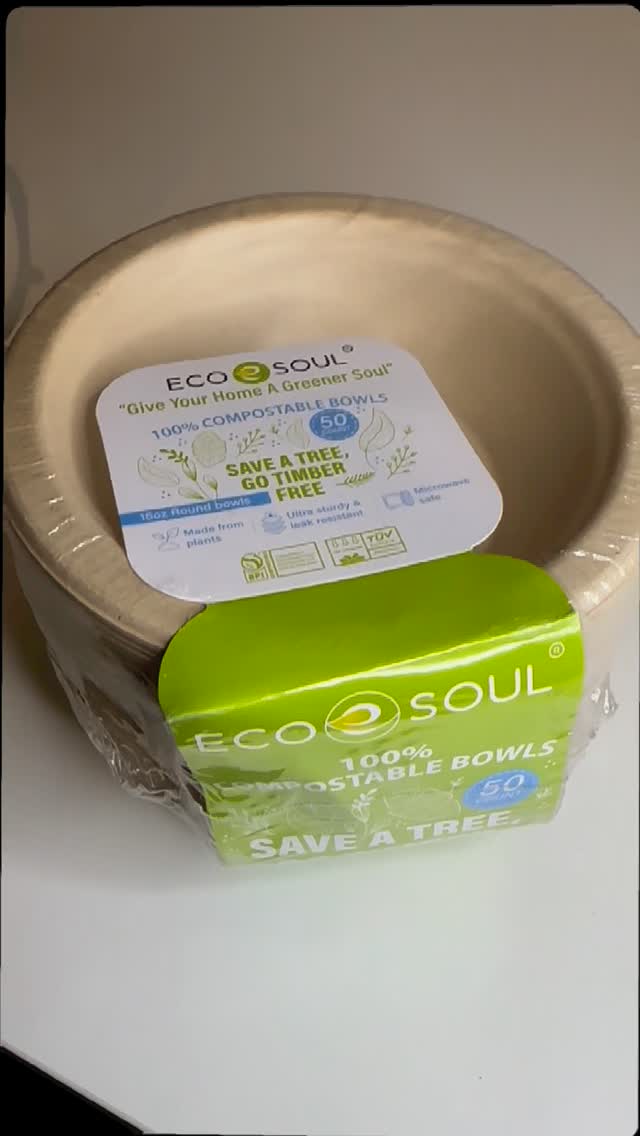 Instagram post by @americandreamingo for EcoSoul. Caption reads: [...] #ZeroWasteLife #CompostableProducts....