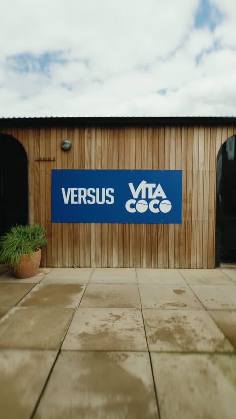 Instagram post by @versus for Vita Coco. Caption reads: We teamed up with Vita Coco to invite England fans....