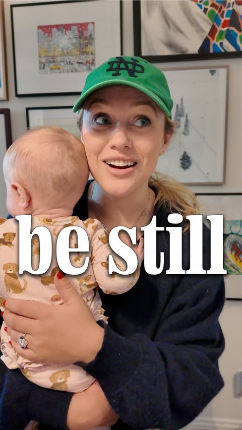 Instagram post by @theisabelbrown for Hallow. Caption reads: [...] app in the App Store this morning was....