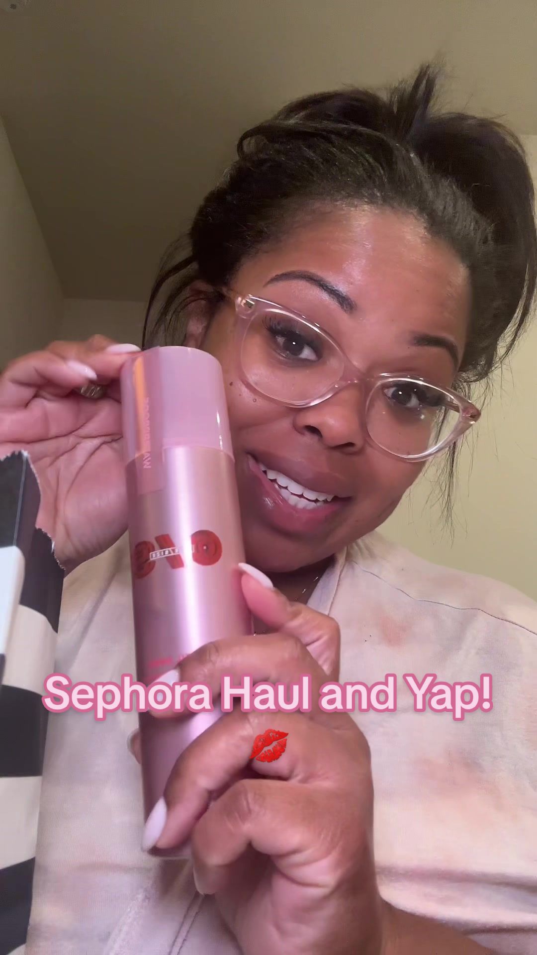 TikTok post by @_gabbylarose for LAWLESS Beauty. Caption reads: This was totally random… but here’s what I bought....