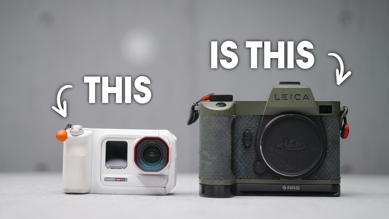 YouTube post by @BrandonTalbotCC for B&H EDU Advantage. Caption reads: Action Cameras Are Basically Just Real Cameras Now.