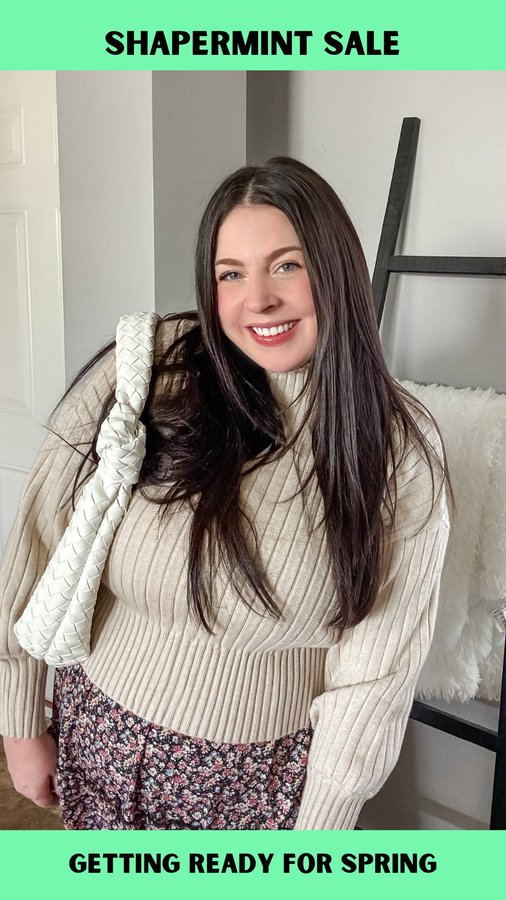 Instagram post by @itsabbysworldafterall for Shapermint. Caption reads: [...] shaping! ✨AD

Getting ready with my....