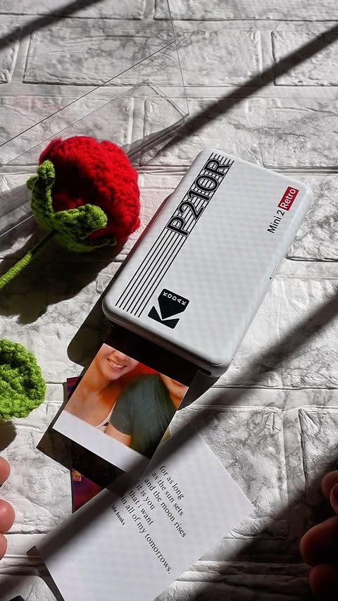 Instagram post by @willworkformascara for Kodak Photo Printer. Caption reads: [...] feels personal 🥰📷 Gifted by....