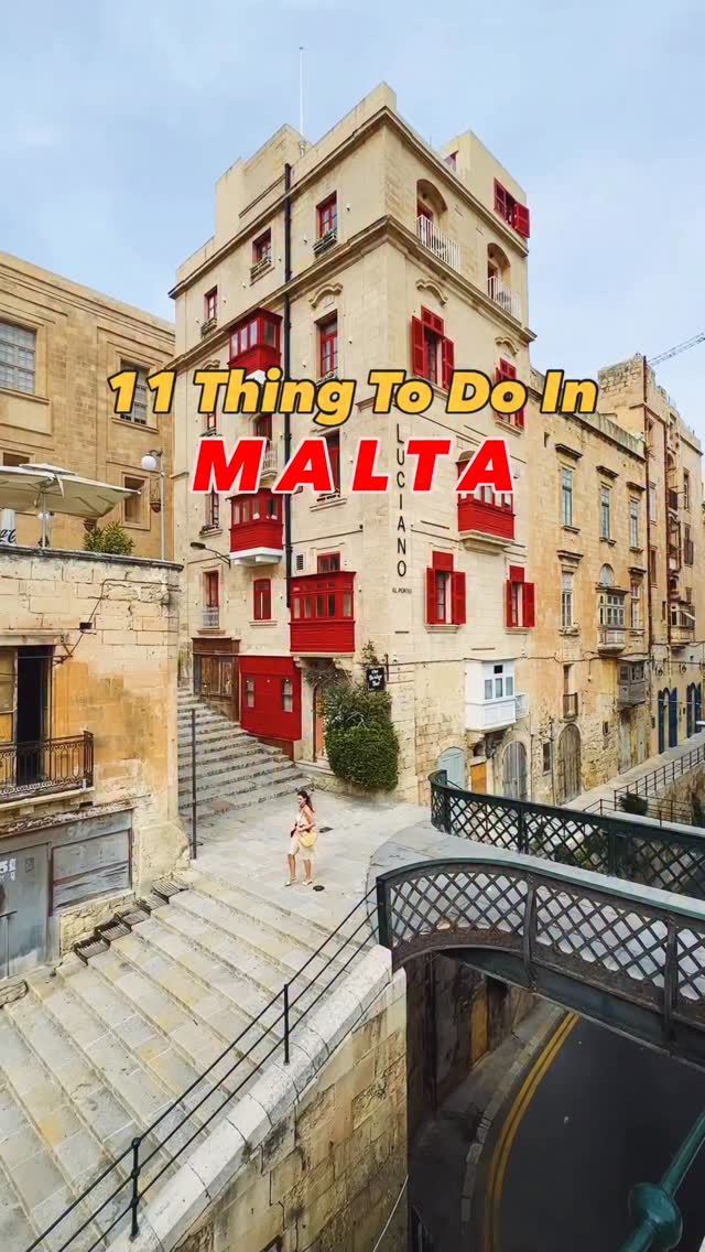 Instagram post by @tiebowtie for VisitMalta. Caption reads: [...] that make Malta unforgettable 🌞 @visitmalta....
