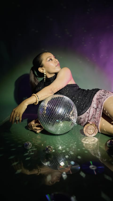 Instagram post by @sarmistha_ghosh_ for Police Lifestyle. Caption reads: [...] telling with Police Rich Girl. ✨....