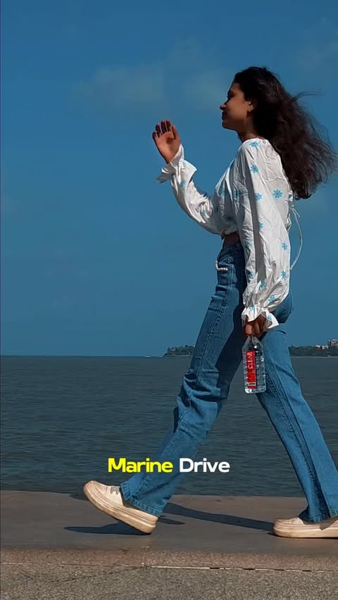Instagram post by @clearpani for What's Up Life. Caption reads: From Marine Drive mornings to Nariman Point....