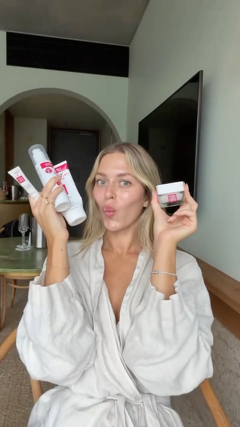 Instagram post by @georgiahayes____ for Adore Beauty. Caption reads: [...] Tokyo White Range at @pricelineau &....